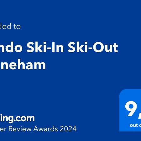 Condo Ski-In Ski-Out Stoneham Buitenkant foto