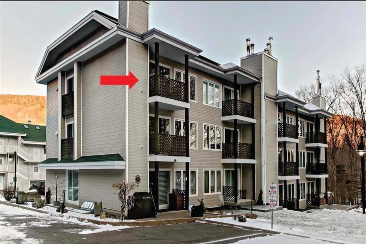 Condo Ski-In Ski-Out Stoneham Buitenkant foto
